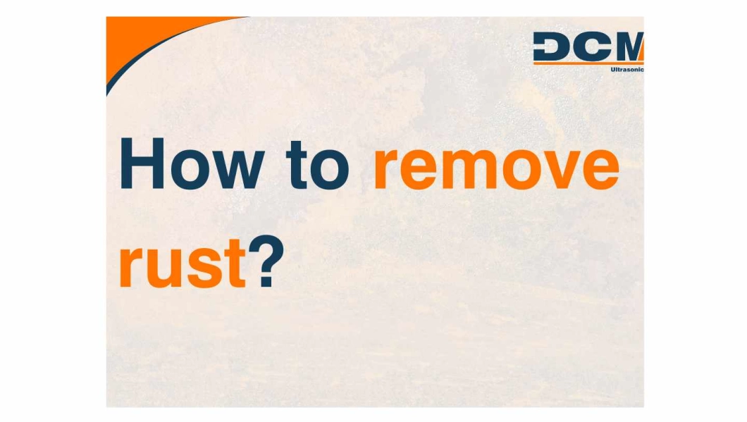 How to remove rust