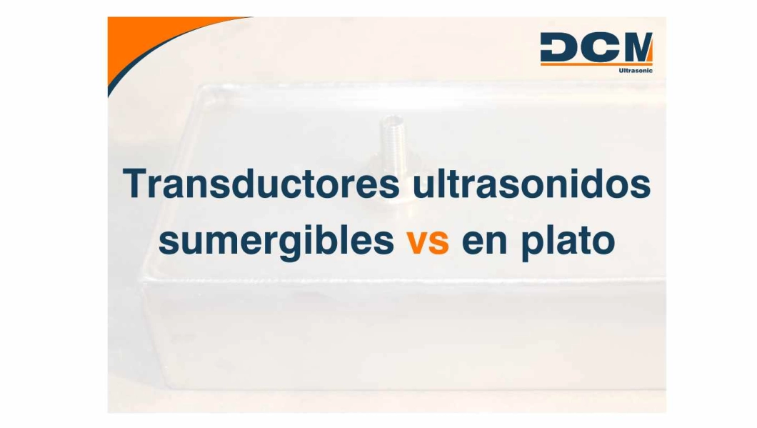 transductores sumergibles vs en plato